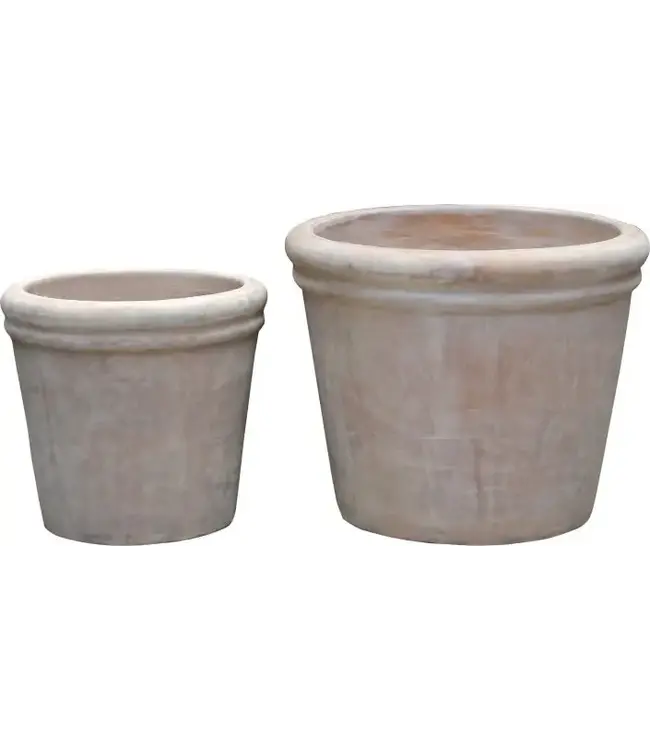 Celia Planter Small ~ 19"H x 20.5"W Vietnamese Unglazed