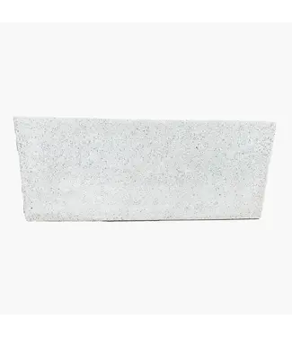 Simple Trough Medium~11"H x 35"L x 11"D Pebblewhite