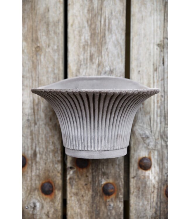 Daisy RAW Grey, Ø 30 cm, Wall Pot
