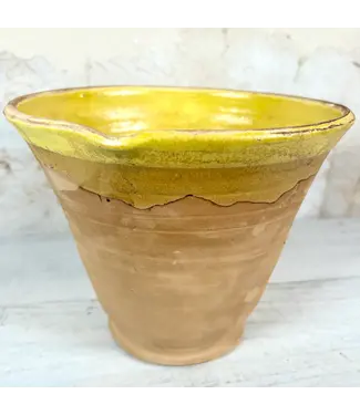 Cottage Crafted Bowl Yellow-large