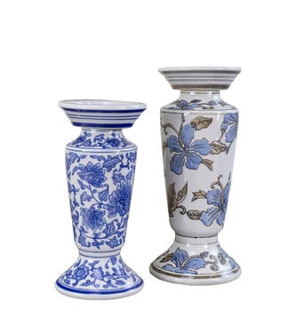 Chinoiserie Pillar Holder s/2