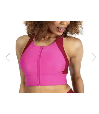 coolibar Medley Zip-Up Swim Bra