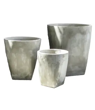 Anamese Garden + Home Yuki Tall Planter • Lite Weight - TALL / ANTHRACITE Medium