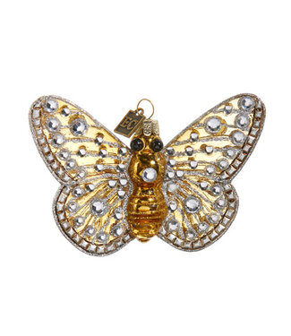 EC 4.25" Jeweled Butterfly Ornament