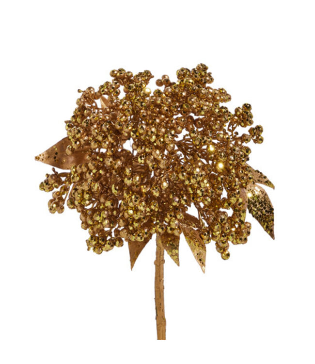 13" Gold Berry Pick