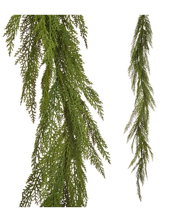 The Plant Shoppe Natural Cedar Garland 5.5'