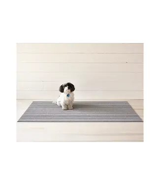 Chilewich Skinny Stripe Shag BigMat36x60 SHADOW