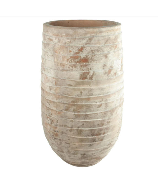 Anamese Garden + Home Antique Ring Urn small - 24"H * 12" w Vietnamese Rustic