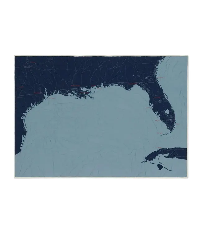 Gulf Coast Quilt Steel Blue & Navy