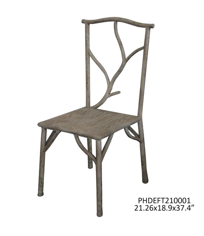 Faux Bois Side Chair