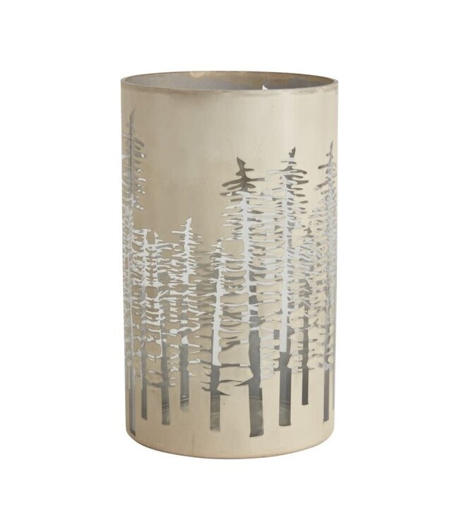 In The Woods Hurricane Vase 6"x10"