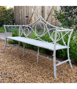 Faux Bois Garden Bench