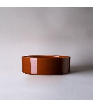 Berg Hoff GLAZED Rusty Red, Saucer 8cm