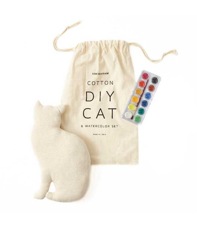 Cat & Watercolor Set Oat
