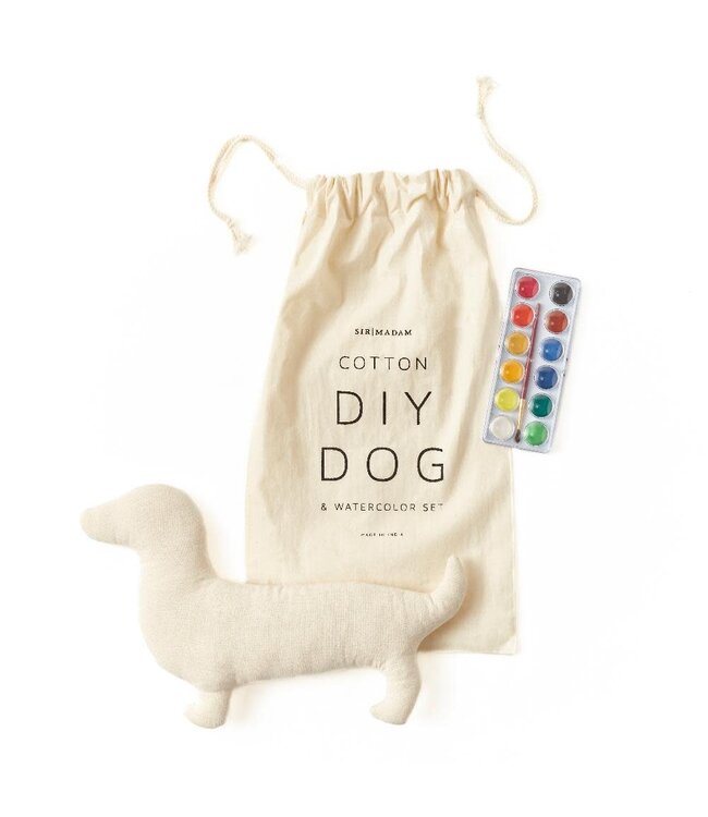 Dog & Watercolor Set Oat