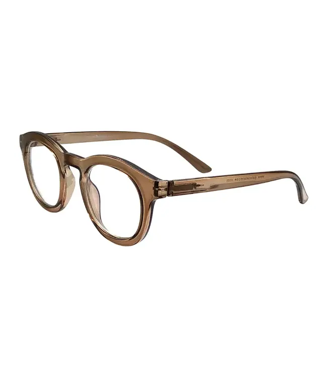 Jules Glasses, Brown, Blue-Light Readers