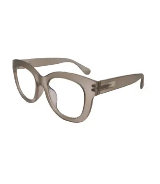 Helen Glasses, Taupe, Blue-Light Readers