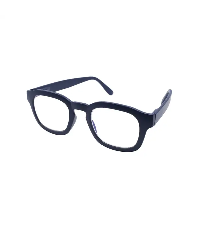 Sy Glasses, Matte Navy, Blue-Light Readers
