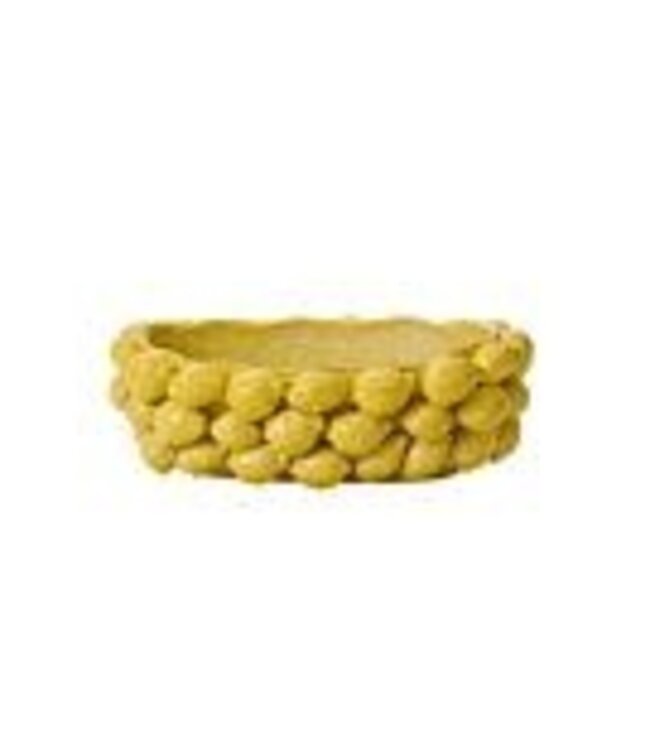 LAYERED LEMON BOWL 19"X 11"X 6.25"