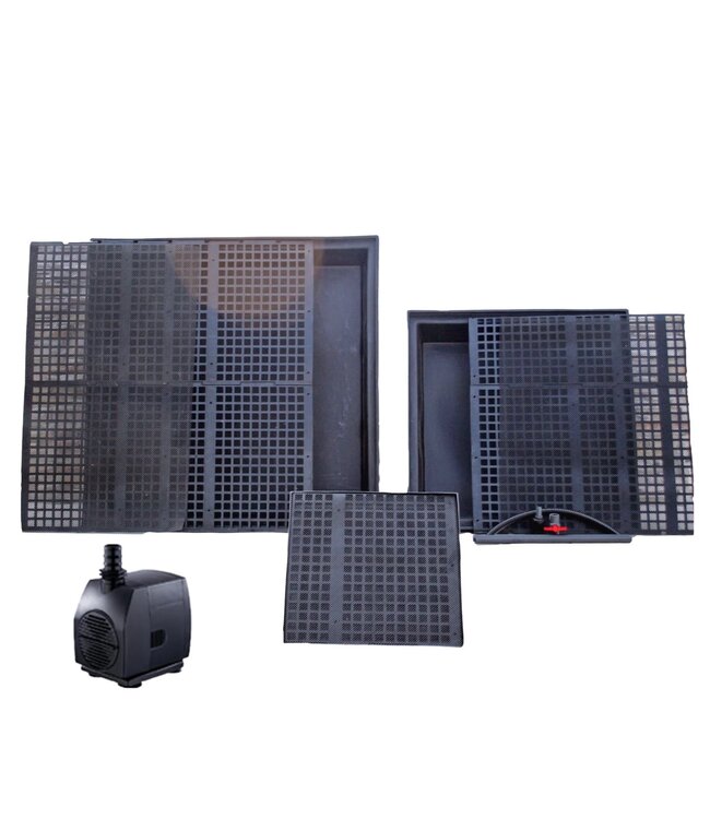 Square Fountain Basin Kit 2'x2'x12"H; 30 gal X-Heavy Duty