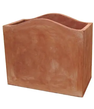 Cantado Trough Center 24.5"H x 27.5"L x 14" D Italian Terra Cotta