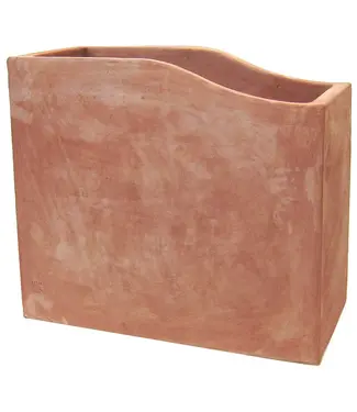 Cantado Trough End 24.5"H x 27.5"L x 14"D Italian Terra Cotta