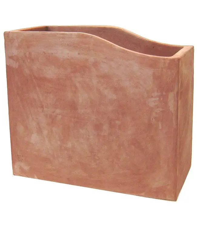 Cantado Trough End 24.5"H x 27.5"L x 14"D Italian Terra Cotta