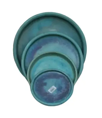 Anamese Garden + Home Round Saucer XL 19.5" Aqua
