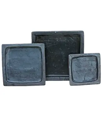 Square Saucers 15"- Large Luna