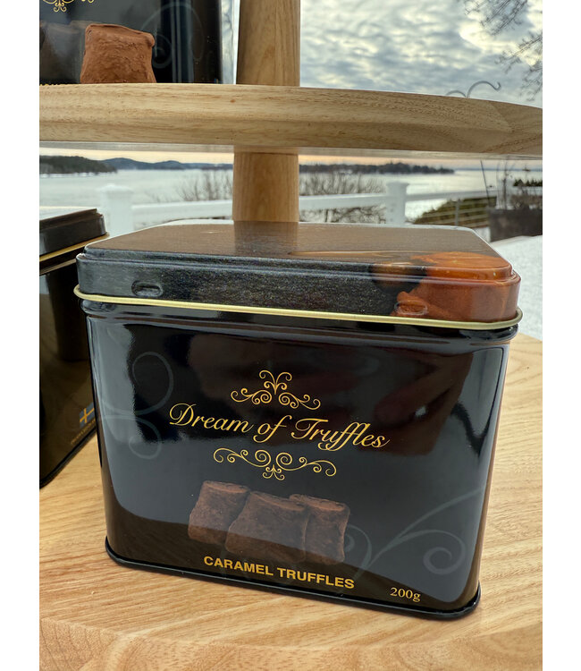 Caramel chocolate truffle
