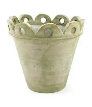 Court Pendu #2  Grey Moss Pot- Single