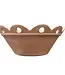 Court Pendu #6 Low Bowl  Pot- Natural single