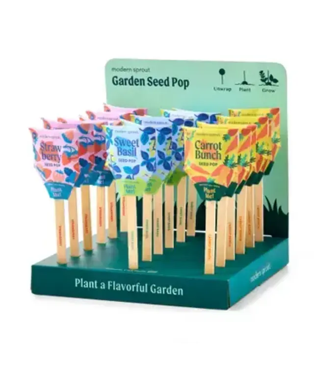 Garden Seed Pop Assorted - Single