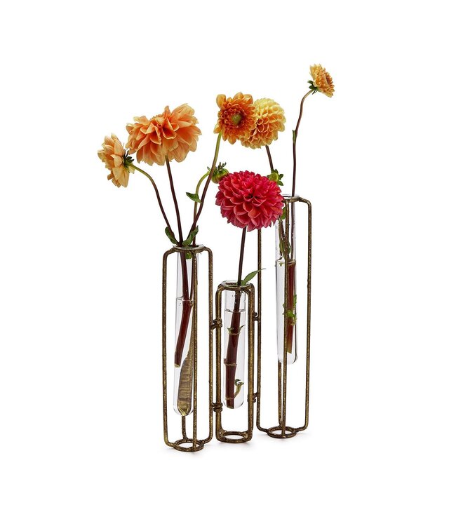 Lavoisier Set of 3 Hinged Flower Vases
