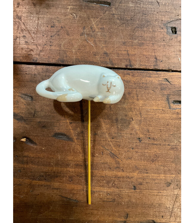 CURIOUS CATS PLANT STICK SMALL- 6"