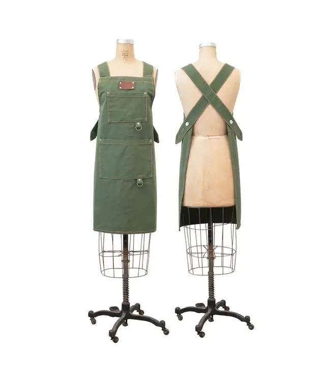 Cotton Apron, Green