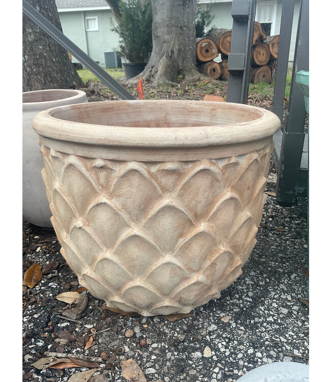 Artichoke Planter Vietnamese Unglazed small