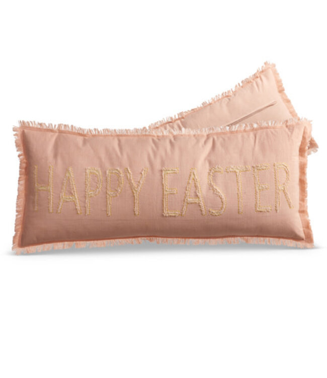 Pillow - Pink "Happy Easter" 34"