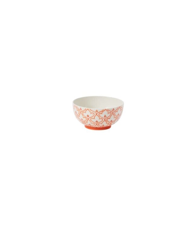 ELODIE BOWL CORAL 5.75"X 3.75"