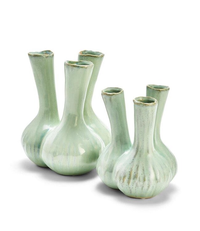 Celadon 3 Stem Vase - Large Single