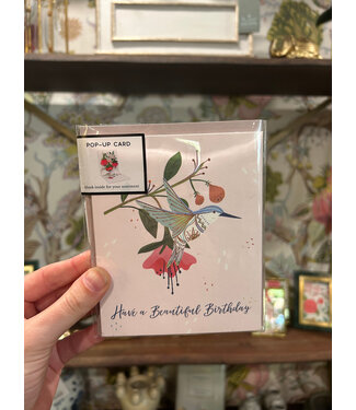Hummingbird Birthday Greetings card