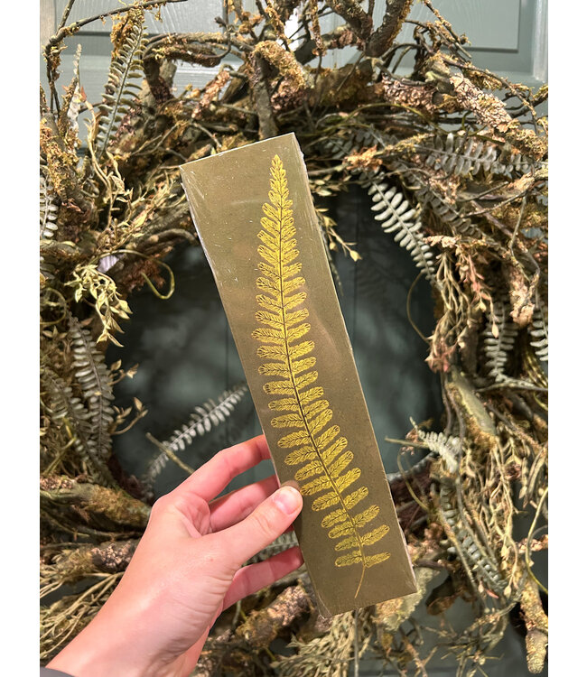 Safety Fireplace Matches in Matchbox w/Fern