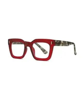 NESS - Transparent Red, Grey Tortoise, Blue Light 1.25