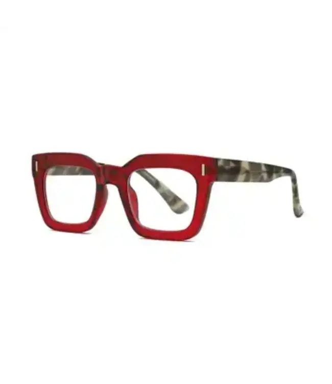 NESS - Transparent Red, Grey Tortoise, Blue Light 1.25
