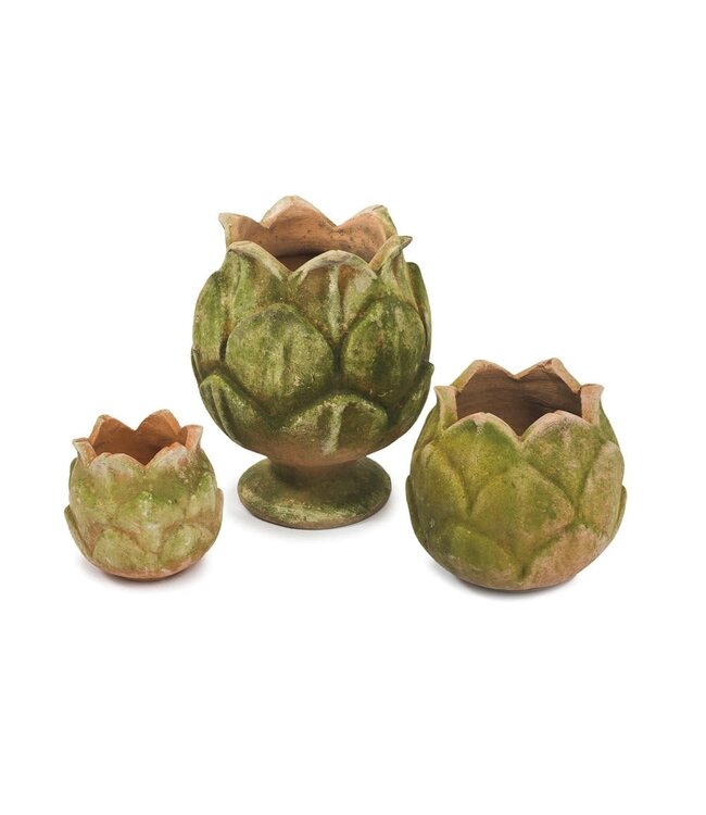 Aged Artichoke Pot - Medium