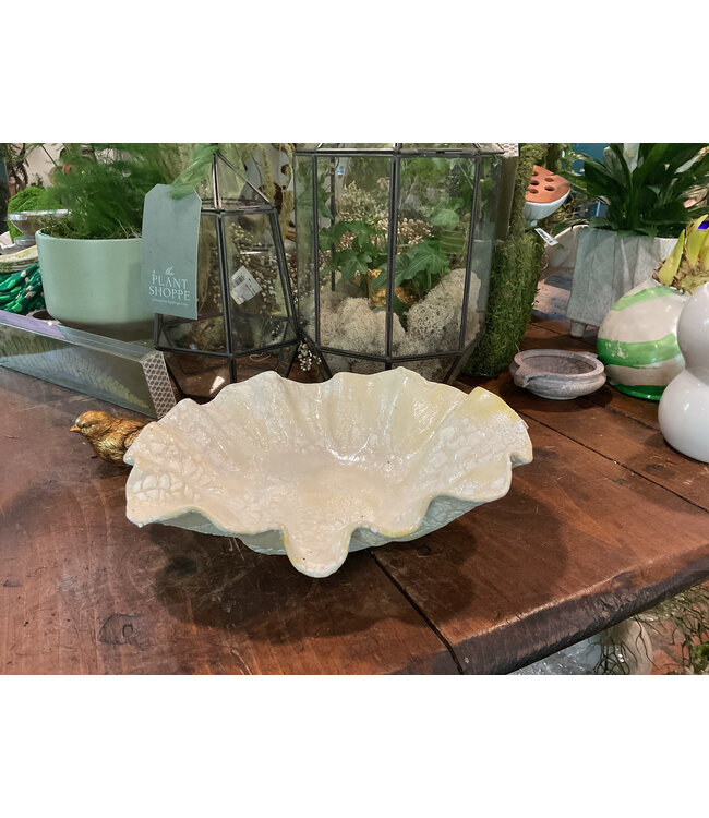 GMC - Footless Sculptural Floral Bowl