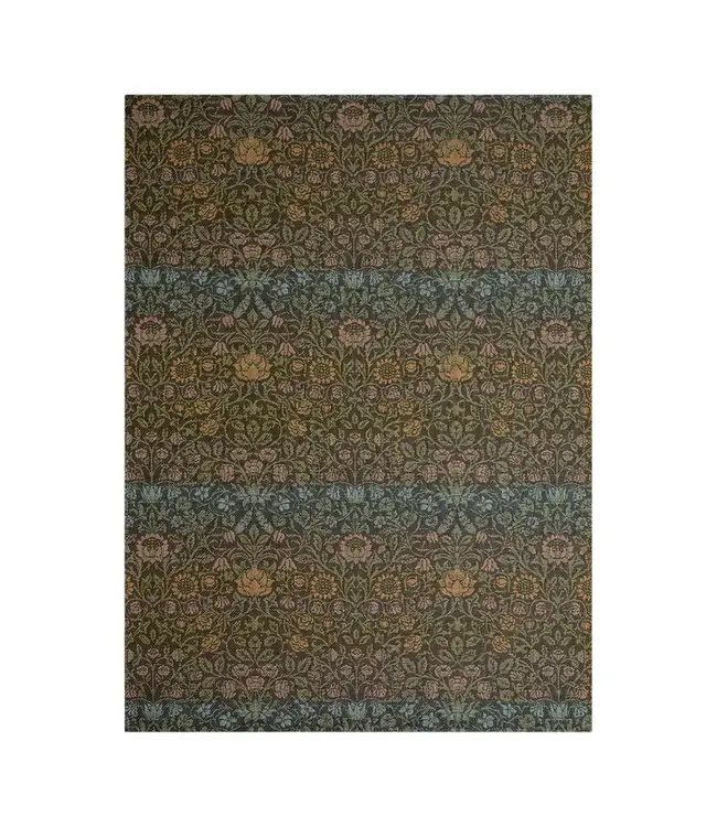 Chilewich William Morris Woven Floor Mat, Dark-Multi 46"x72"