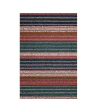 Chilewich Chilewich Raspberry Pleat Stripe Shag Big Mat 36"x60"