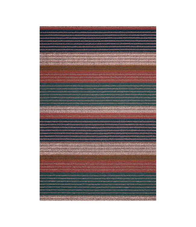 Chilewich Chilewich Raspberry Pleat Stripe Shag Big Mat 36"x60"