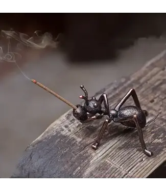 Copper Ant Incense Holder